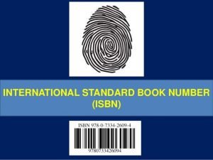 Your Own ISBN